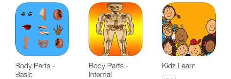 Kidz Learn Body Parts Basic and Internal